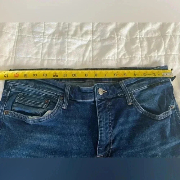 Mavi 34/32 Jake Slim Leg Skinny Jeans Medium Blue Wash Stretchy Men’s Pants - Picture 12 of 14